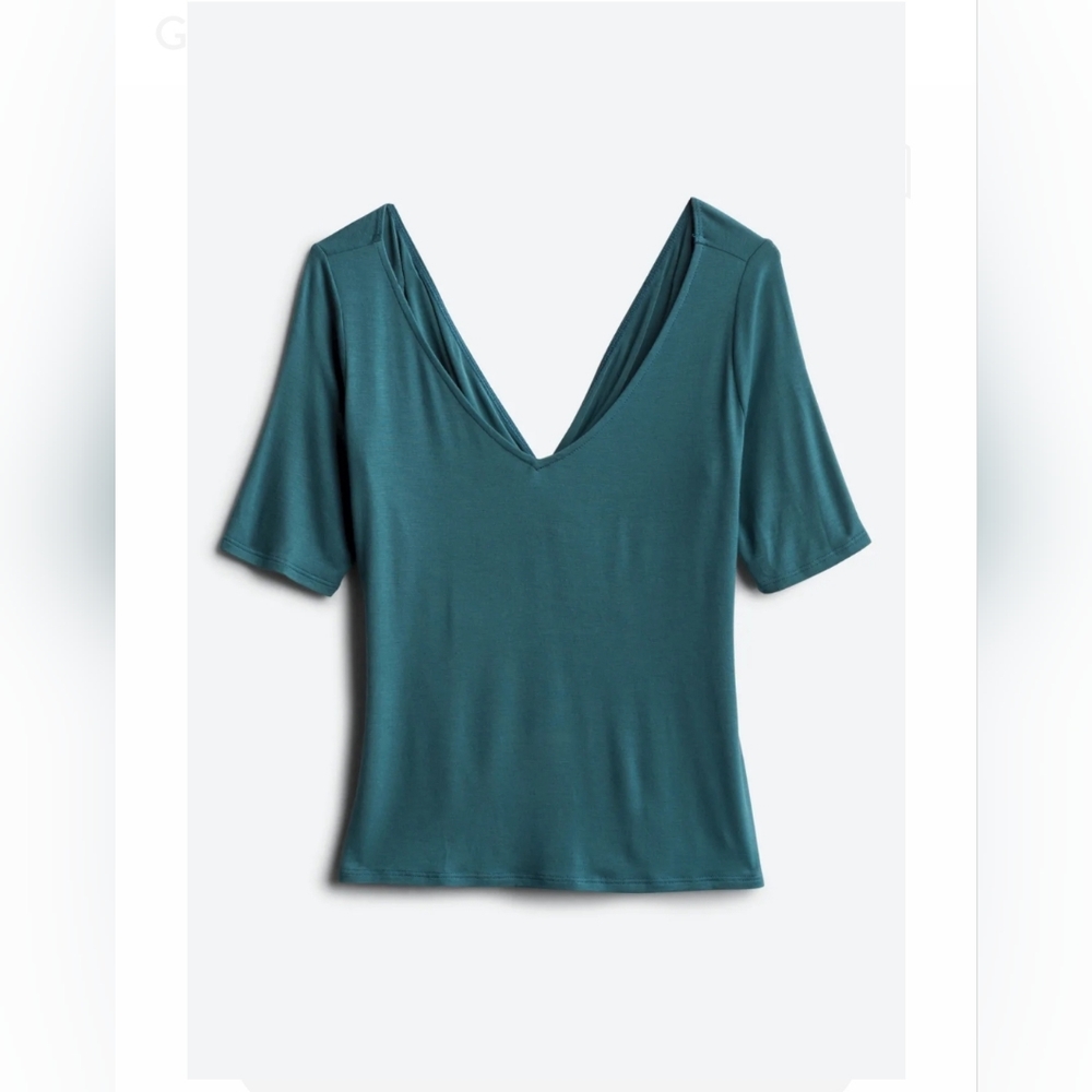 NINE BRITTON Gretchen Twist Open Back Knit Top